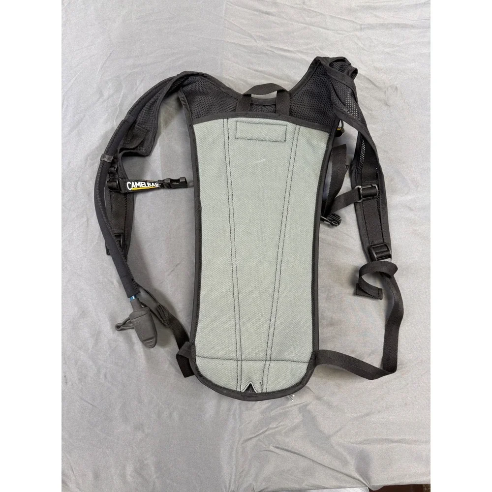 CamelBak Classic Hydration Pack Black Grey Hiking Biking Backpack with Tube Cap